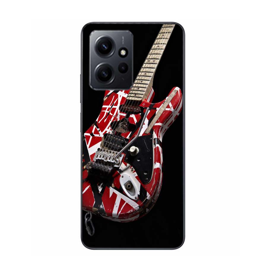 Eddie Van Halen Graphic Guitar Phone Case For Redmi 12 13C 12C 15C 9 10 10C Note 13 Pro Plus 14 15 Pro 9T 9C 9A TPU Soft Cover C