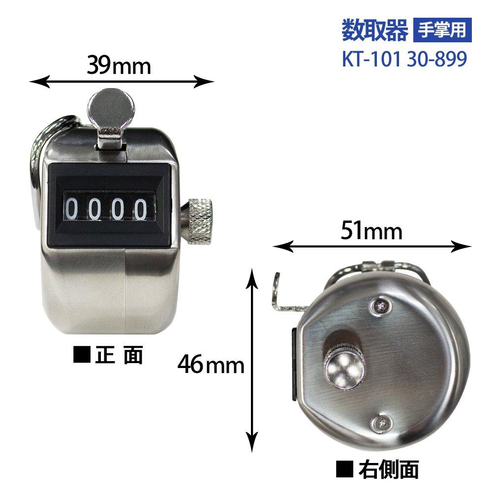 Plus Strichzähler, Handflächengröße (4 Ziffern), 70g, 30-899 KT-101