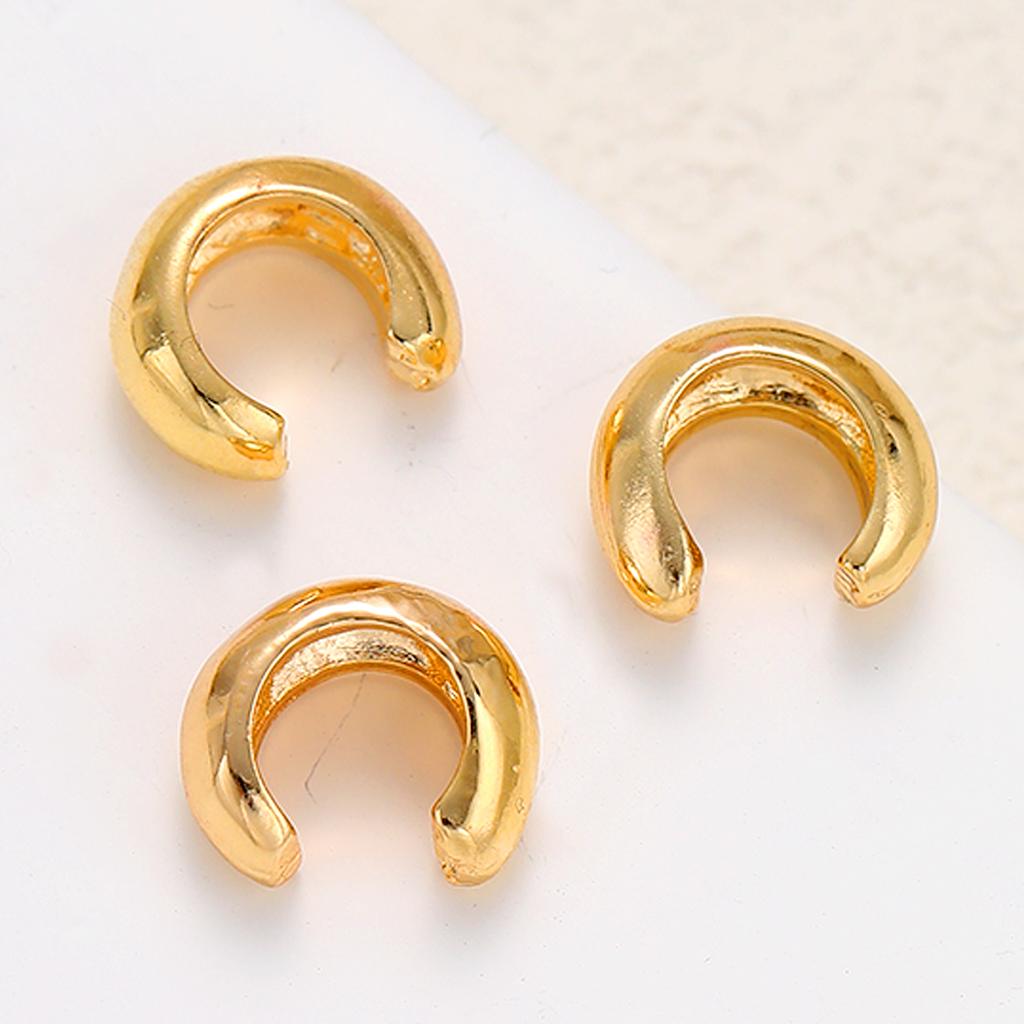 3Pcs/Set Fashion C Shape Round Ear Clip Earrings for Women Vintage Punk Geometric No Piercing Cuff Earrings Daily Jewelry 2026