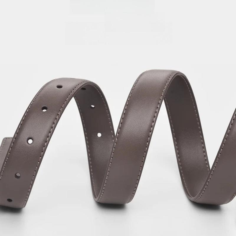 Belt Women's Genuine Leather Retro Jeans with Black Fashion Korean Version Decorative Belt Women's High Sense