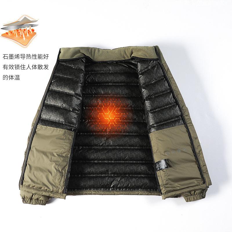 Jacket Men's and Women's New Outdoor Windbreaker Removable Feather Tank Large Size Mountaineering Suit