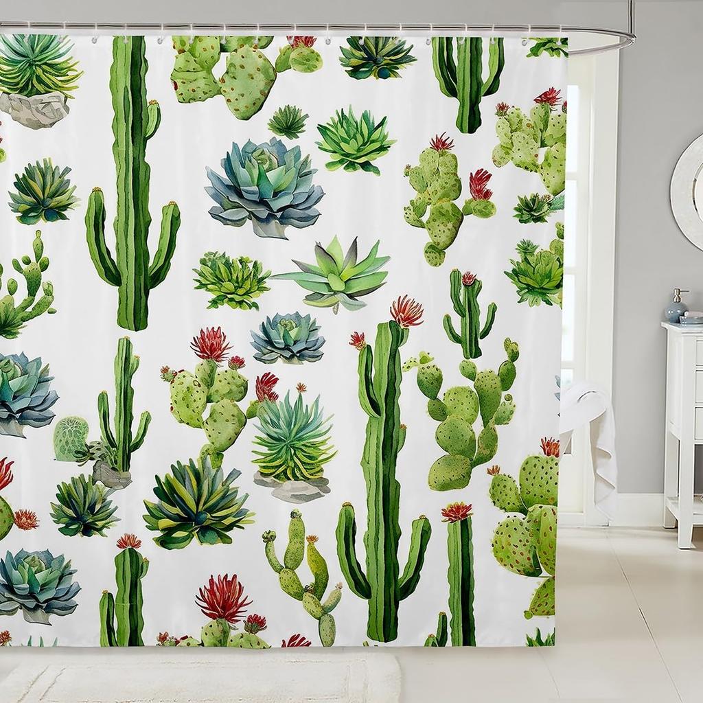 Funny Swimming Dog Fabric Shower Curtain Cute Pet Shower Curtain for Kids Ocean Theme Bathroom Waterproof Accessories with