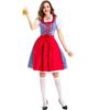 New German Munich red beer festival costume Bavarian national carnival party costume dress