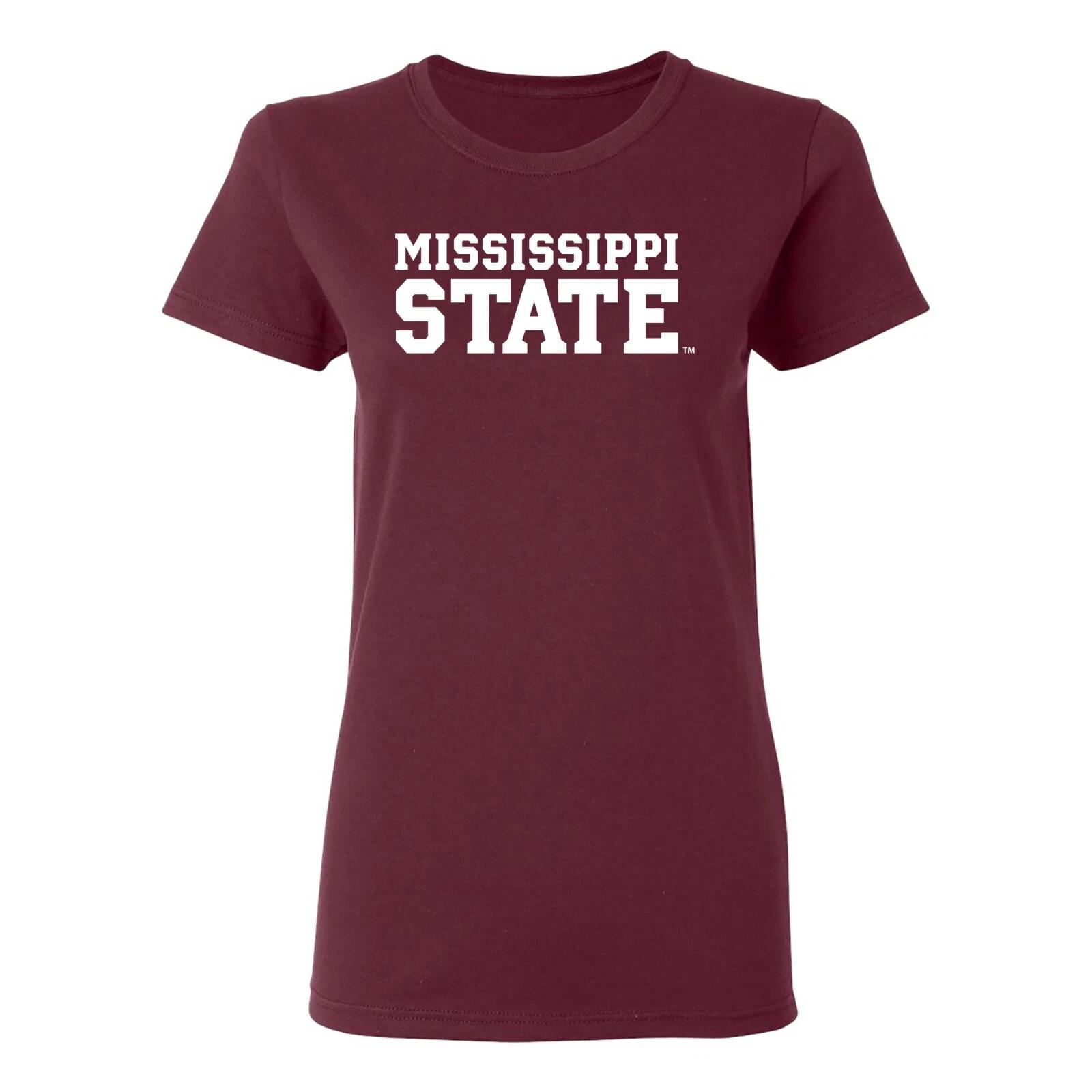 Mississippi State Basic Block Women s T-Shirt - Maroon S