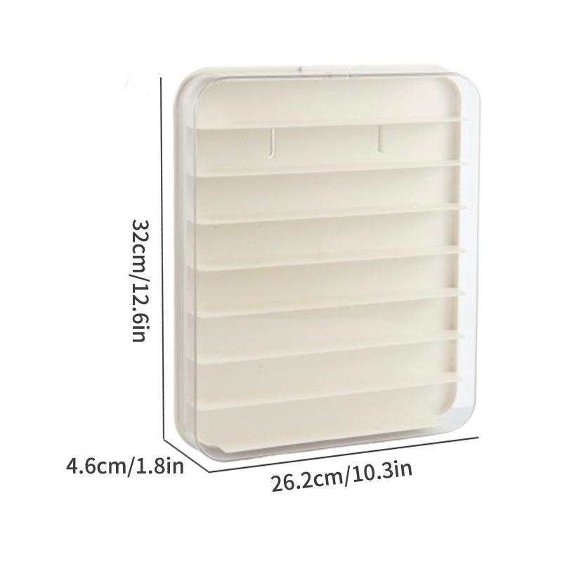 Wall-Mounted Acrylic Blind Box Display Cabinet – Multi-Layer Dustproof Storage for Dolls & Collectibles