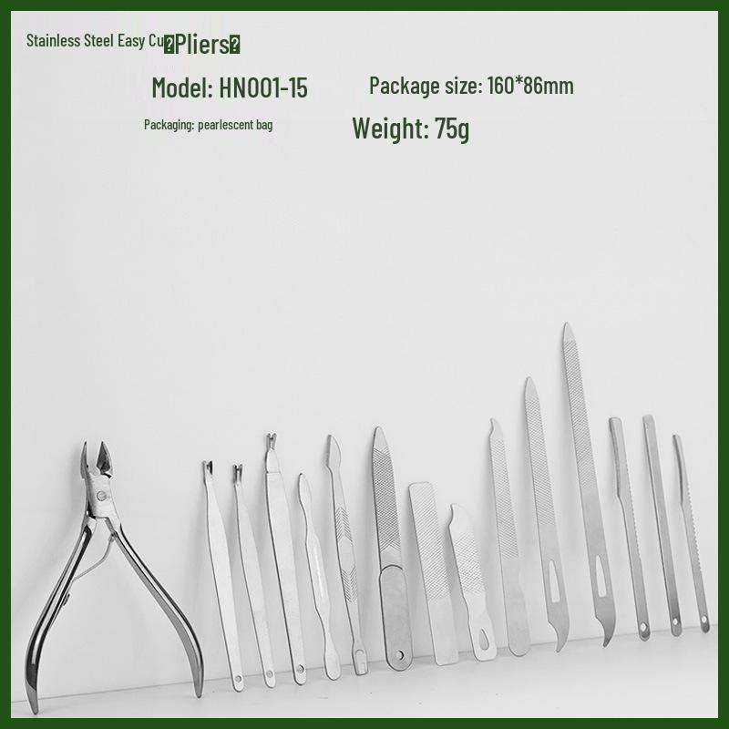 Edelstahl Nagelhautzange D501: Tragbare Zange zum Entfernen von Finger- und Zehennagelhaut sowie Hühneraugen, Nagelkunstwerkzeug.