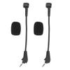 2PCS Mic Replacement for Corsair HS50 HS60 HS70 Wireless Gaming Headset 3.5mm Detachable Noise Cancelling Boom