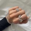 High Quality Summer Delicate Cute Lovely Double Butterfly Animal Ring For Women Girl Fashion Open Adjust Size Party Jewelry