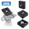 Aluminum Quick Release Clamp Plate Tripod Monopod Mount Adapter Dslr Camera Plate 1/4inch Screw for Camera Videographers