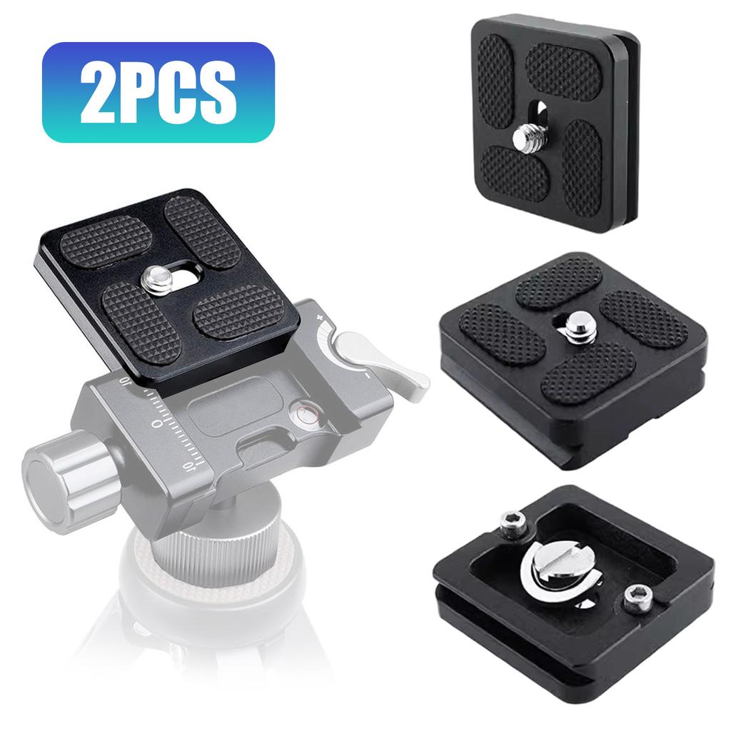 Aluminum Quick Release Clamp Plate Tripod Monopod Mount Adapter Dslr Camera Plate 1/4inch Screw for Camera Videographers