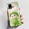 Case For LG K52 Q52 K62 Phone Case Luxury Cute Love Rabbit Funny Ultra Thin Slim Soft Black TPU Silicone Protective Back Cover