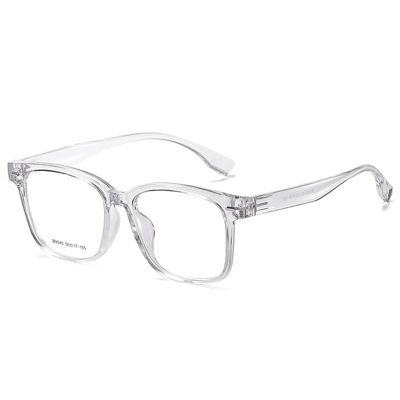 Asha Lu Super Light Clear Glasses Frames for Men & Women – Large TR Frame, Suitable for Students with Prescription Lenses.