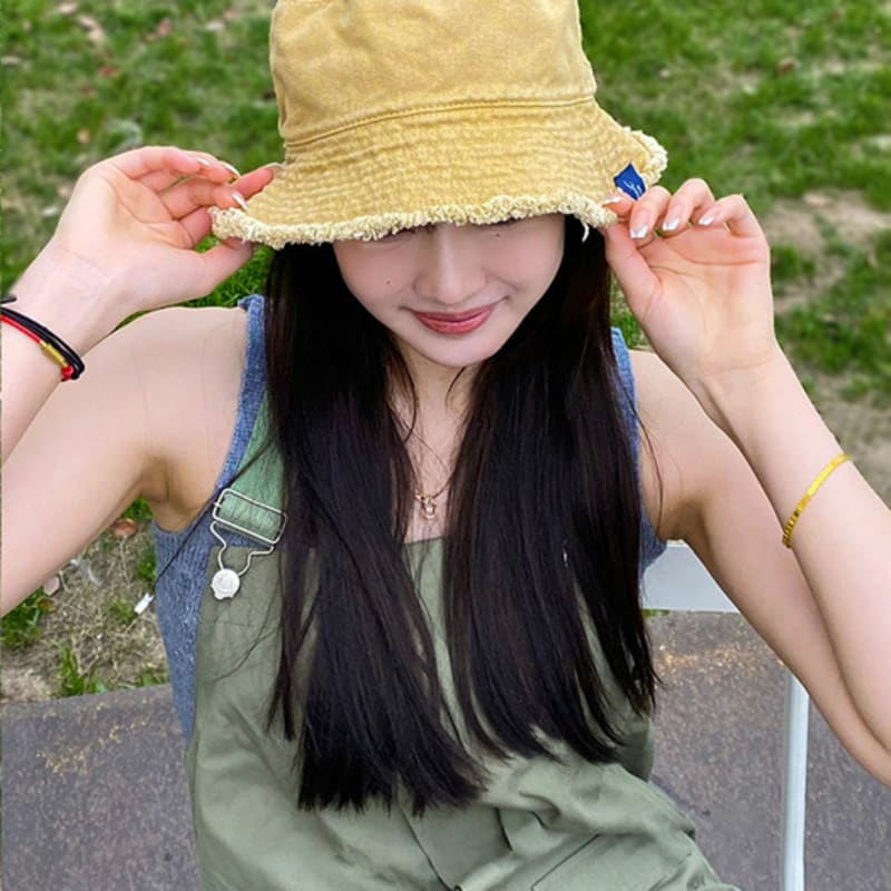 LOOKING4U On the Moment Reversible Pray Bucket Hat C1 Beige