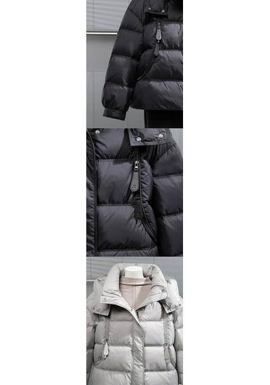 Mom's Winter Fashion: Stylish Hooded Thickened Down Jacket for Middle-Aged & Elderly