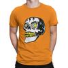 Skull Funk Wizard T-Shirt Men Skull Novelty Cotton Tees Round Collar Short Sleeve T Shirts Gift Idea Tops