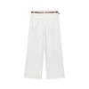 Jnleaog Autumn New Women's Clothing Fashion Style Design with Belt Curling Trousers 1478134401