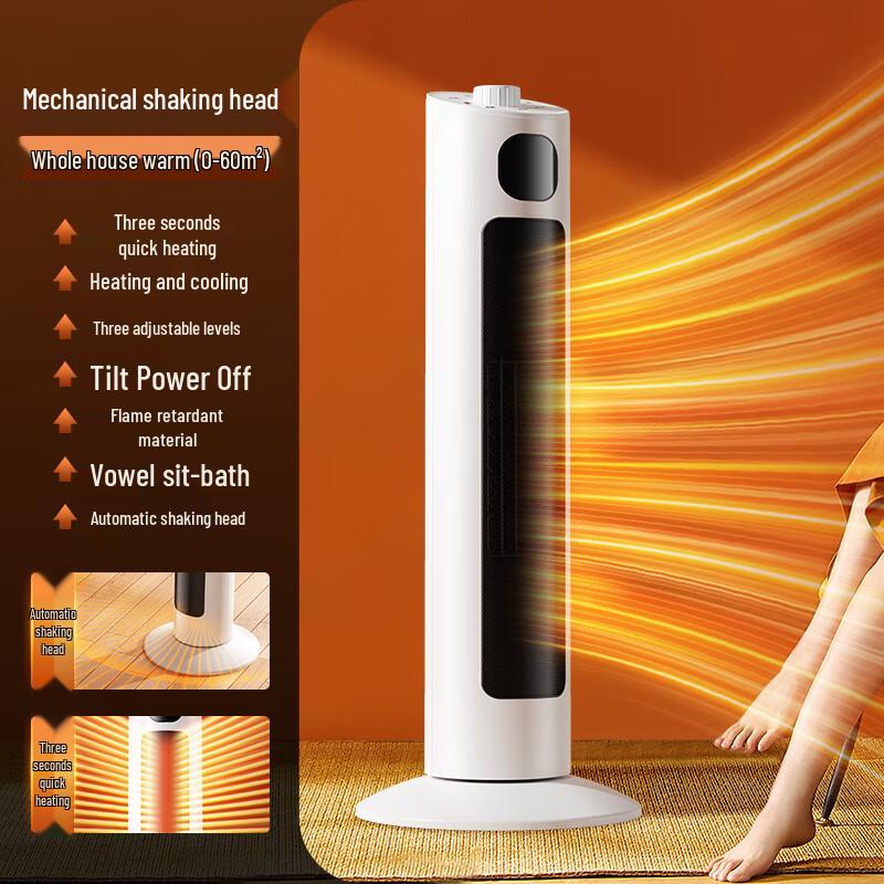 Electric Fan Heater with Remote Control