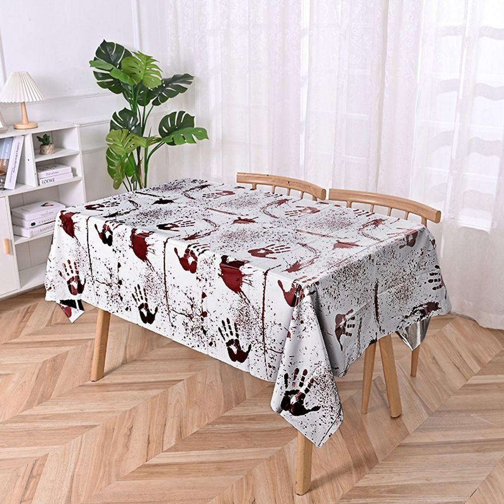 Ghost Festival Table Cover Blood Party Decoration Table Accessories Tablecloths Halloween Supplies