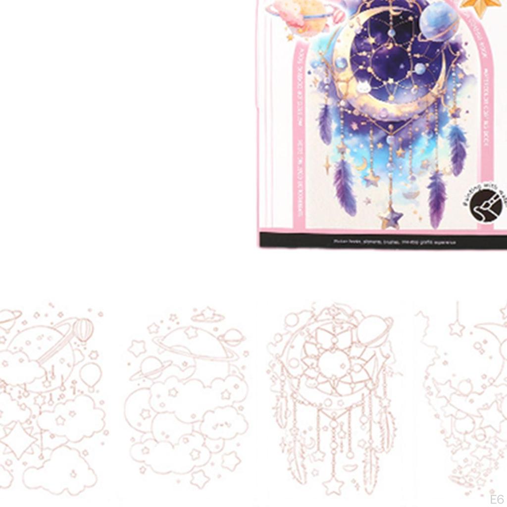 Watercolor Art Book, Painting Kit for Beginners, Water Colors Set Creative Projects