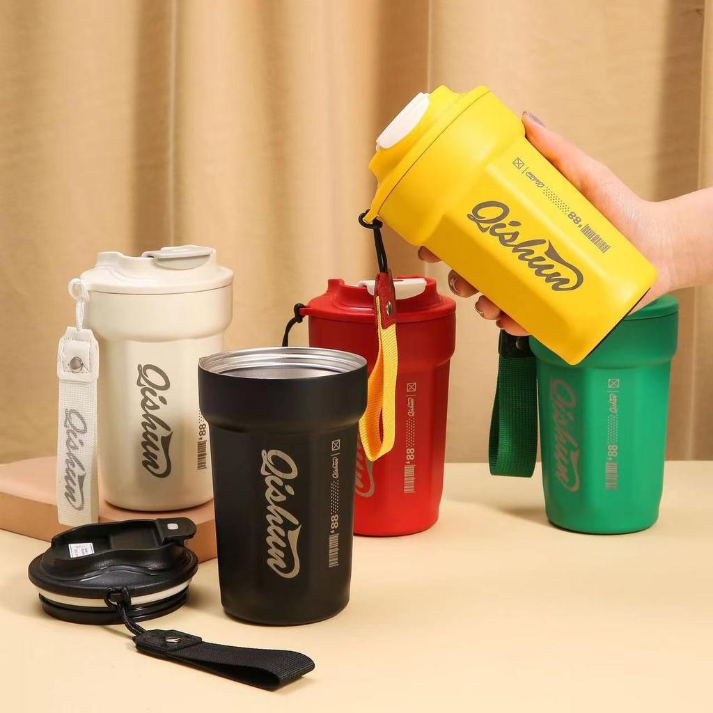 Portable Stainless Steel Travel Coffee Thermos Cup – Customizable Gift