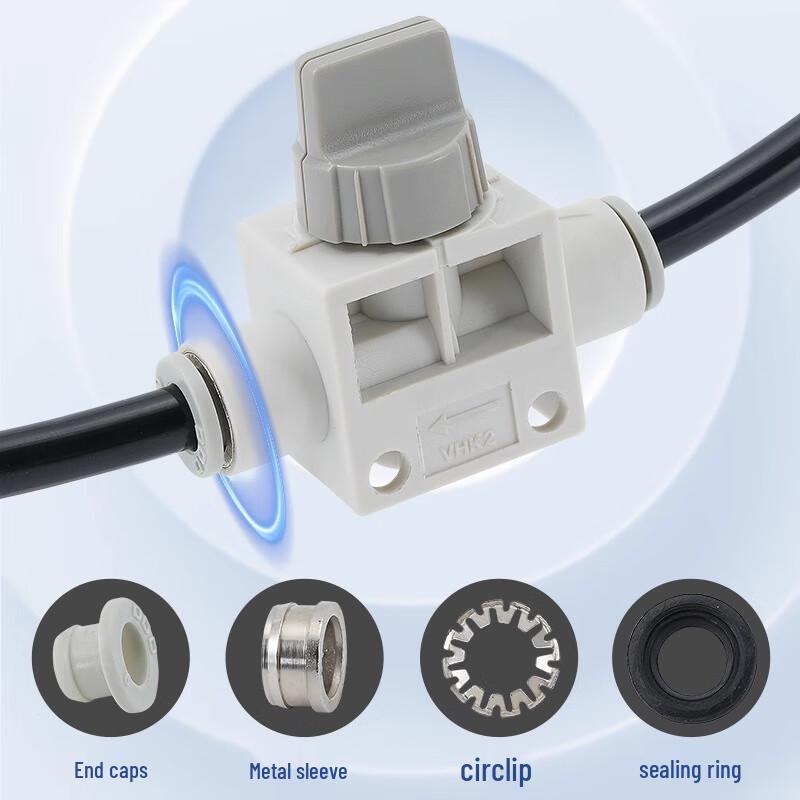 Langsaizebo 2-Way Manual Flow Control Valve