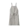 Linen Plain Weave Cafe Charcoal Gray Free 12835769 Apron, Stripe, Size,