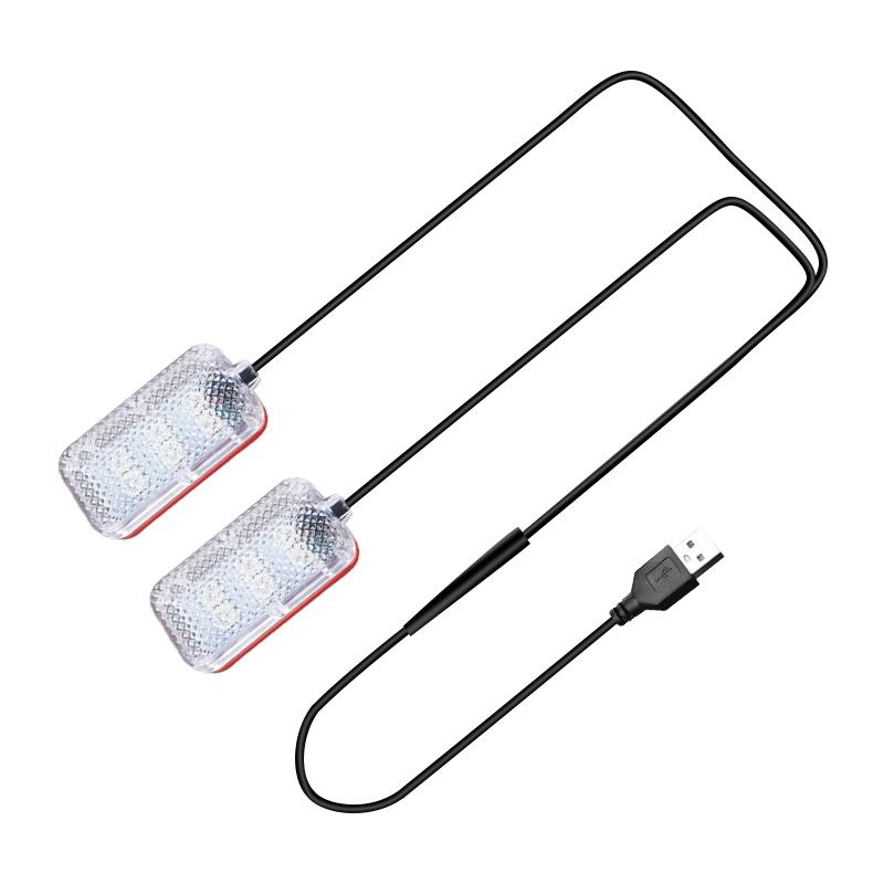 Car Neon Light Foot Light LED Interior Decoration Backlight Cigarette Lighter USB Atmosphere Lamp Auto Decorative Accessories