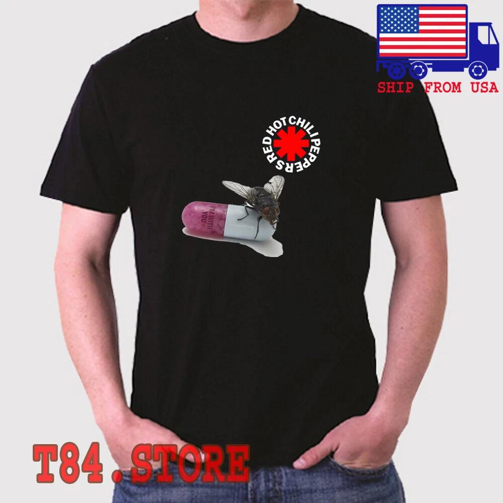 Red Hot Chilli Peppers RHCP I m with you Men s Black Size S to 5XL L