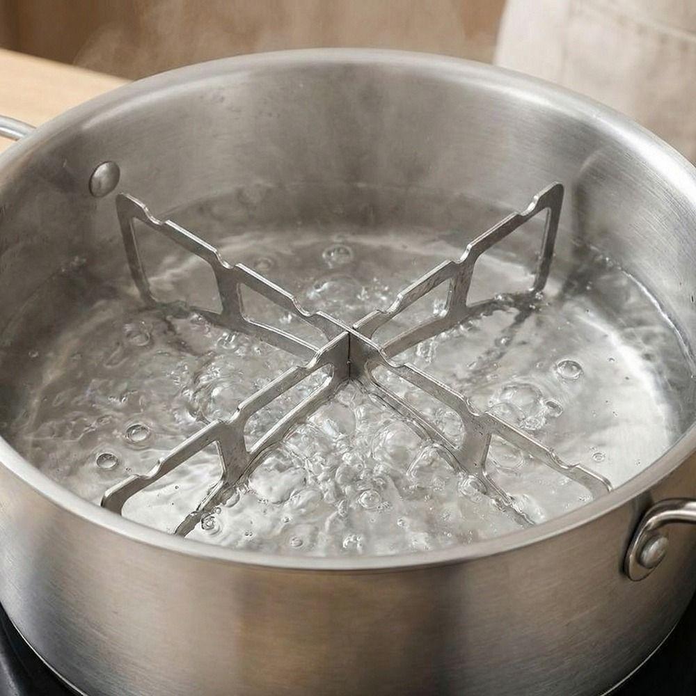 Compact Cross Steaming Rack Folding Stove Rack Portable Cooking Stand  Camping