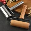 Rolling Pin To Non-Stick Comfortable Grip Dual Head Stainless Steel Frame Pastry Roller