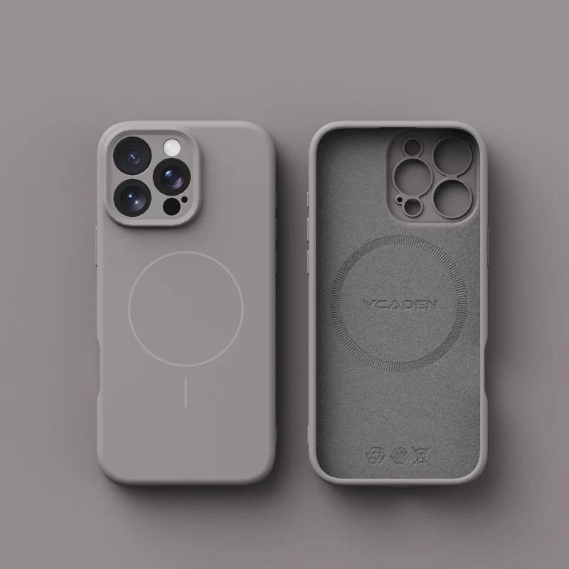 Original Liquid Soft Silicone For Magsafe Wireless Charge Magnetic Case For iPhone 16 Plus 15 14 13 12 Pro Max 11 Cover
