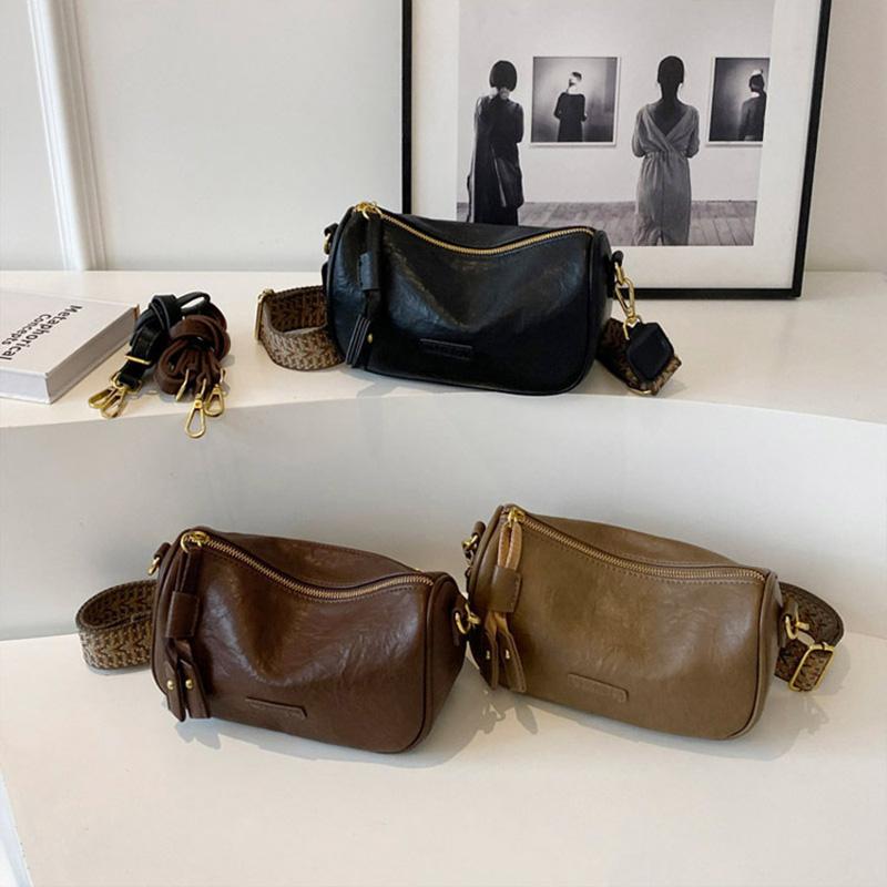 Elegant Women Crossbody Shoulder Bags Solid Color Top Design Handbags High Quality Casual Vacation Lovely Messenger Bags