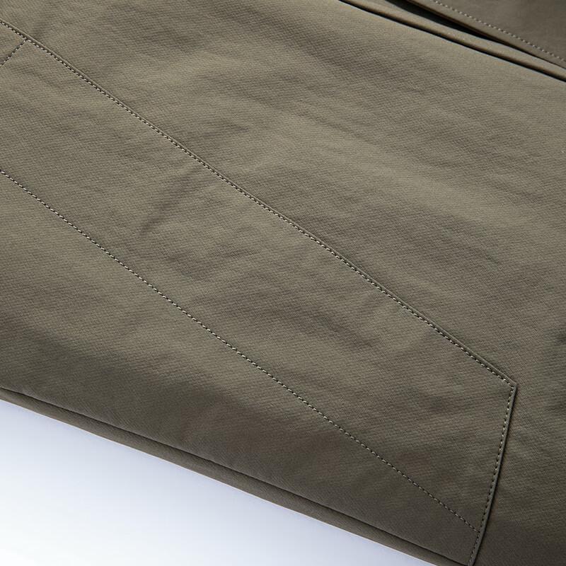 JOW Men's Spliced Stand Collar Casual Jacket