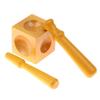Compact Size Square Jewelry Bench Block Doming Punch Tool for Portable Jewelry Making Stamping DIY Craft Repair Work