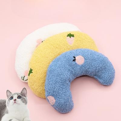 Almofada de Brinquedo Específica para Gatos, Almofada Macia e Confortável para Dormir. Apoio de Cabeça para Cão, Espessado e Preenchido com Algodão para Evitar Rasgos