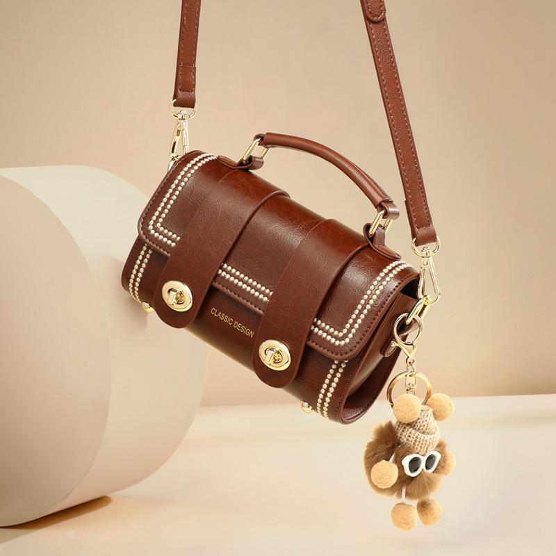 New Crossbody Bag for Women's Leather Bags for Genuine Leather This Year's Popular Portable Personalized Versatile Mini Bags