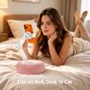 Foldable Plush Phone Holder Rotatable Car Sofa Bed Lazy Holder For Mobile Tablet Pillow Stand Adjustable For Reading On Bed
