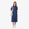 [lacoste] Women's Belted Short-Sleeve Shirt Dress EF306E-56G36L