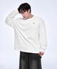BORN TO WIN Silver B Logo Over Fit Long Sleeve [White]