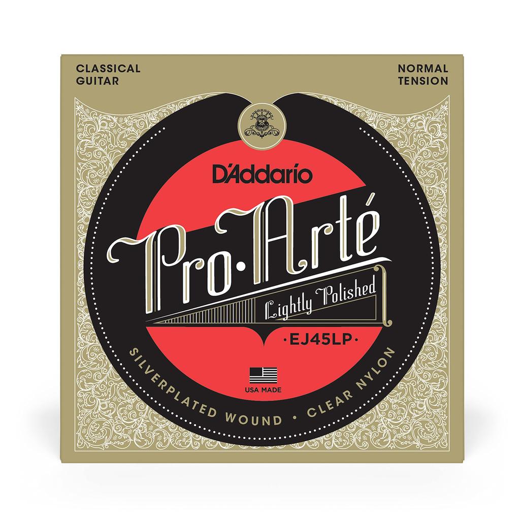 ProArte Classical Guitar Lightly Polished EJ45LP D'Addario Strings, Silver, Normal,