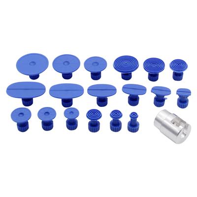 1Set Car Aluminum Alloy Dent Repair Puller Head Adapter Screw Tips M10/M12 and Glue Tabs for Slide Hammer and Pulling Tab