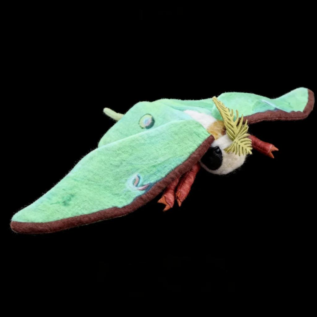 Beautiful Insect Plush Toys Rosy Maple Moth Plush And Luna Moth Plush Birthday Gift For Insect Enthusiast Kids Moth Toys