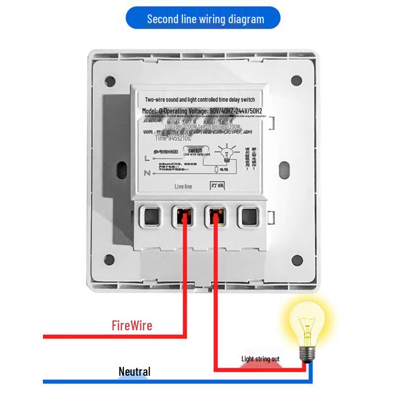 YUELIGPIN Type 86 Sound & Light Control Switch