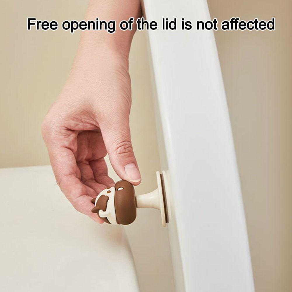 1/2 Stück Kuhförmiger WC-Deckelheber Schmutzabweisender Closettgriffhalter Badezimmerwerkzeuge