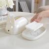 Large Capacity Paper Towel Dispenser Creamy Style Napkin Paper Case Rabbit Tissue Box  Bedroom