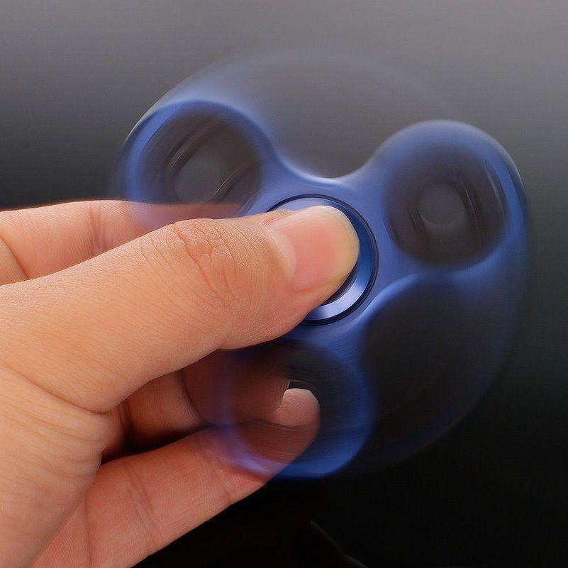 Alloy Spinner Aluminum Tri Spinner Silent Metal Toy Relief Stress