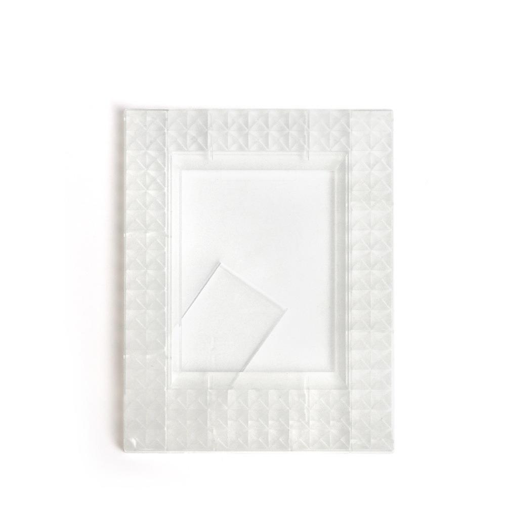 

[Фотолаборатория] [1 шт.] Настольная фоторамка для фотографий Instax Mini, стиль заклепок CAC28 чистый