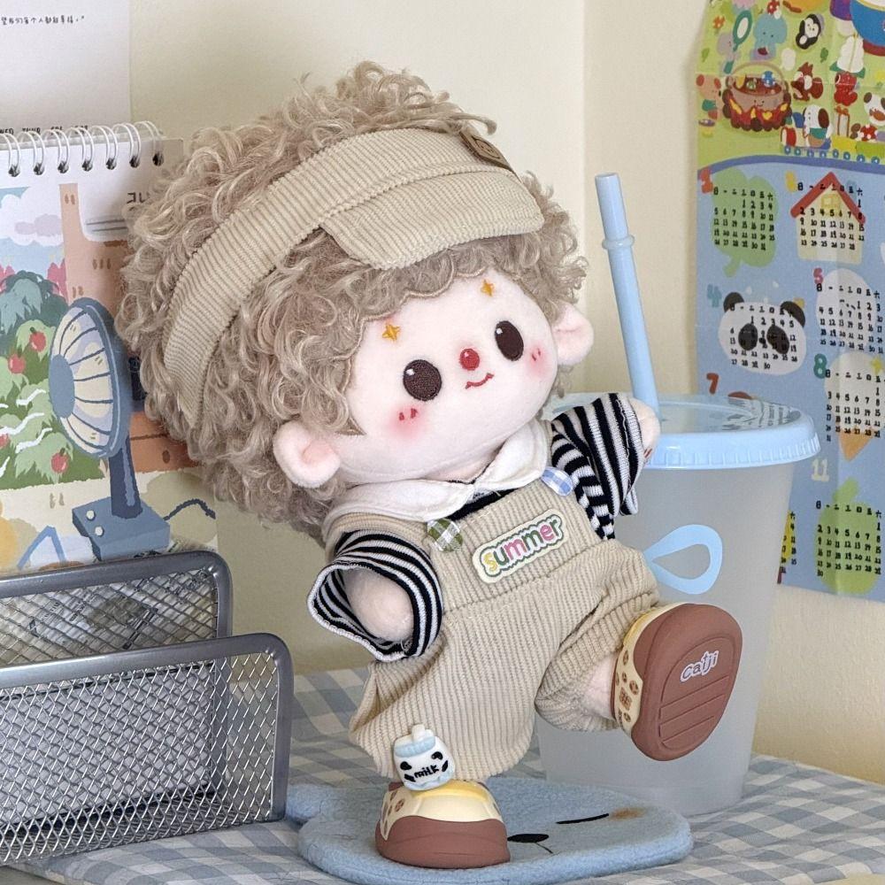 Mini Dresses Clothes for 20cm Cotton Doll Clothes Dolls Accessories Idol Kpop Doll Dress Up Princess Style Dress Plush Clothes