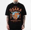 Betrunkener Oktopus Japanisches T-Shirt Herren und Damen Baumwolle Harajuku Rundhals Kurzarm T