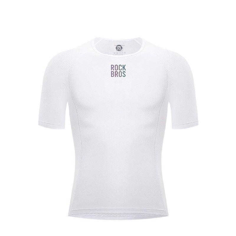ROCKBROS Mens Quick-Dry Breathable Cycling Jersey Short Sleeve Performance Top Summer Road Bike Riding